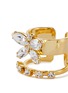 Detail View - Click To Enlarge - JOOMI LIM - Crystal Butterfly Double Band Ring