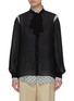 Main View - Click To Enlarge - MAISON MARGIELA - Double layered blouse