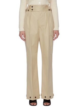 Main View - Click To Enlarge - MAISON MARGIELA - Button detail trench waist pants
