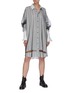 Figure View - Click To Enlarge - MAISON MARGIELA - Oversized layered shirt dress