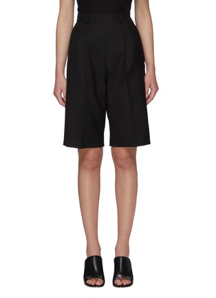 Main View - Click To Enlarge - MAISON MARGIELA - Wool blend tailored shorts