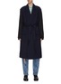 Main View - Click To Enlarge - MAISON MARGIELA - Belted Double-breast Wool Blend Coat
