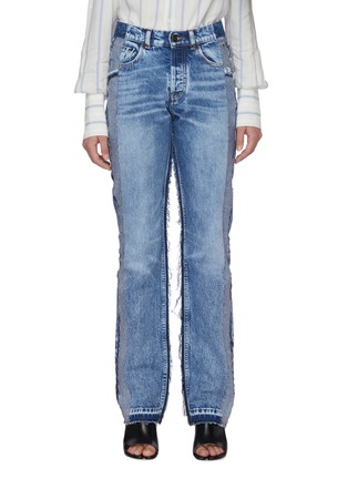 Main View - Click To Enlarge - MAISON MARGIELA - Panelled recycled denim jeans