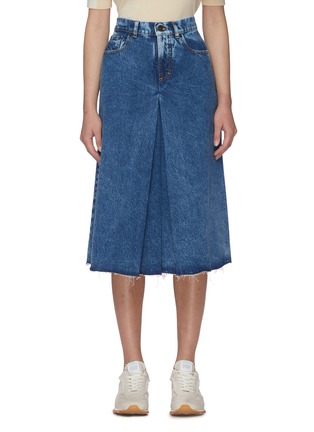 Main View - Click To Enlarge - MAISON MARGIELA - Spliced recycled denim culottes