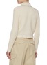 Back View - Click To Enlarge - MAISON MARGIELA - Contrasting stitch detail cardigan