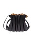 Main View - Click To Enlarge - LOEWE - Flamenco Ondas' Pleated Drawstring Leather Clutch