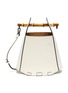 Main View - Click To Enlarge - LOEWE - Bamboo Top Handle Leather Bucket Bag