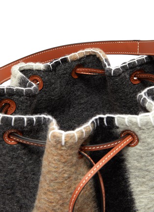 Detail View - Click To Enlarge - LOEWE - Balloon' felt panel leather bag