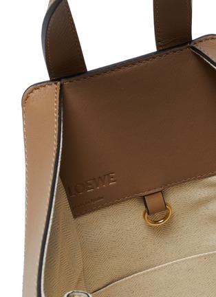 Detail View - Click To Enlarge - LOEWE - Hammock'' panelled leather small tote bag