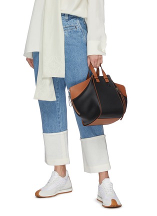 Figure View - Click To Enlarge - LOEWE - Hammock'' panelled leather small tote bag