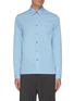 Main View - Click To Enlarge - PRADA - Point Collar Patch Pocket Cotton Shirt