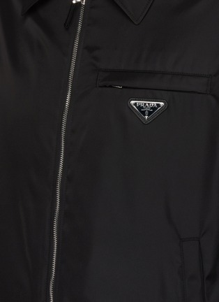  - PRADA - Logo Patch Zip-up Nylon Jacket