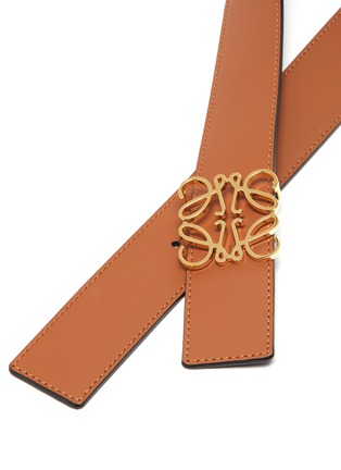 Detail View - Click To Enlarge - LOEWE - Anagram leather belt