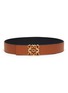Main View - Click To Enlarge - LOEWE - Anagram leather belt