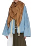 Figure View - Click To Enlarge - LOEWE - Anagram Checkboard Wool Silk Cashmere Blend Scarf