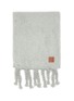 Detail View - Click To Enlarge - LOEWE - Braided fringe mohair scarf