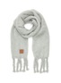 Main View - Click To Enlarge - LOEWE - Braided fringe mohair scarf
