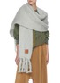 Figure View - Click To Enlarge - LOEWE - Braided fringe mohair scarf