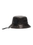 Figure View - Click To Enlarge - LOEWE - Zipped brim leather fisherman hat