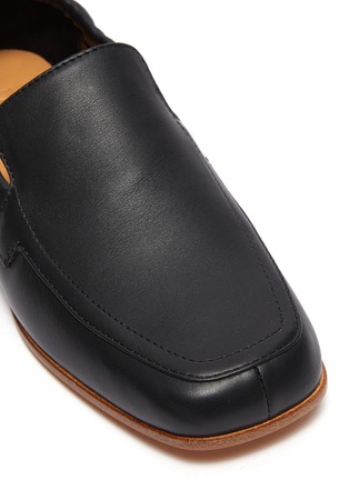 Detail View - Click To Enlarge - LOEWE - Elasticated leather loafers