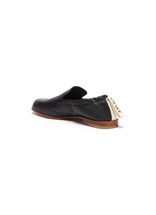  - LOEWE - Elasticated leather loafers