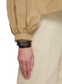 Figure View - Click To Enlarge - LOEWE - Anagram Logo Buckle Leather Bracelet