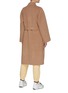 Back View - Click To Enlarge - ACNE STUDIOS - Belted Wool Blend Long Coat