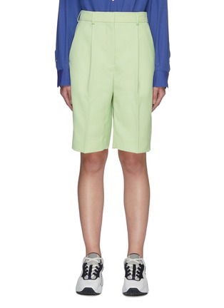 Main View - Click To Enlarge - ACNE STUDIOS - Front pleat tailored shorts