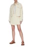 Figure View - Click To Enlarge - ACNE STUDIOS - Asymmetric tweed mini skirt