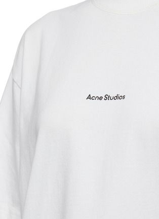  - ACNE STUDIOS - Relaxed fit logo print T-shirt