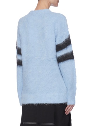 Back View - Click To Enlarge - ACNE STUDIOS - Double Block Stripe Sweater