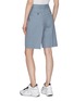 Back View - Click To Enlarge - ACNE STUDIOS - Pinstripe tailored shorts