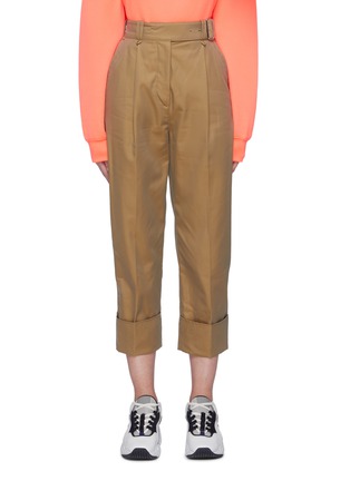 Main View - Click To Enlarge - ACNE STUDIOS - Belted Roll Up Hem Crop Pants