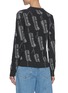 Back View - Click To Enlarge - ACNE STUDIOS - Phone intarsia wool sweater