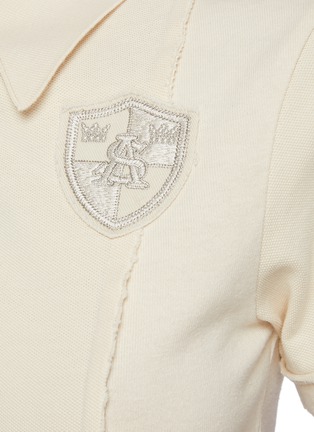  - ACNE STUDIOS - Irregular seam detail polo shirt