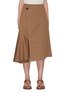 Main View - Click To Enlarge - ACNE STUDIOS - Asymmetric waist side pleat midi skirt
