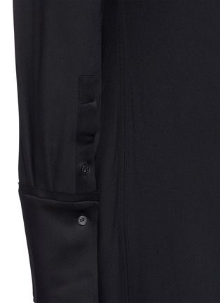 Detail View - Click To Enlarge - ACNE STUDIOS - Button up crepe shirt dress