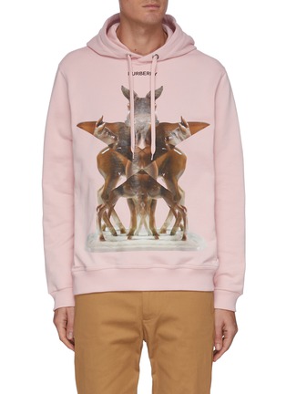 burberry print hoodie