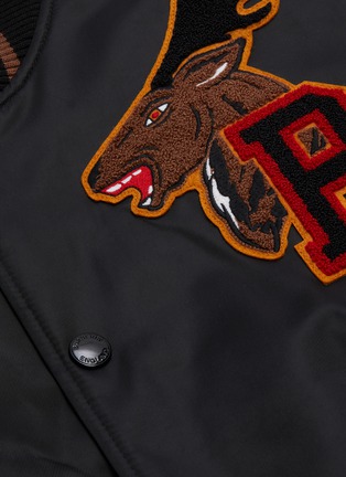  - BURBERRY - Deer Head Back Logo Jacquard Baseball Jacket