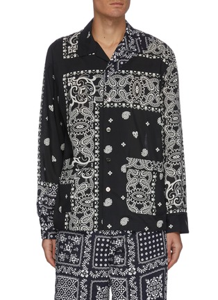 Main View - Click To Enlarge - SACAI - Archive Print Patchwork Button Down Shirt