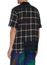 Back View - Click To Enlarge - SACAI - Patchwork Flannel Plaid Patch Pocket Shirt