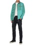 Figure View - Click To Enlarge - SACAI - Belted patchwork jeans