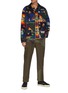 Figure View - Click To Enlarge - SACAI - Archive Print Patchwork Zip Up Jacket