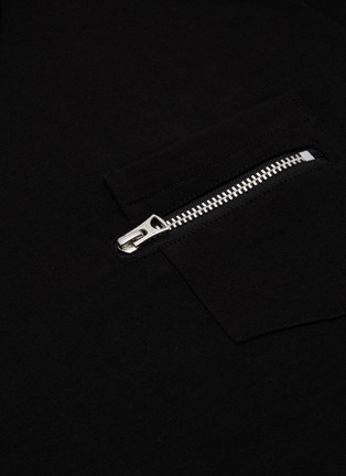  - SACAI - Archive print patchwork sleeve T-shirt