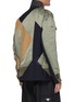 Back View - Click To Enlarge - SACAI - Mixed Geometric Patchwork Bomber Jacket