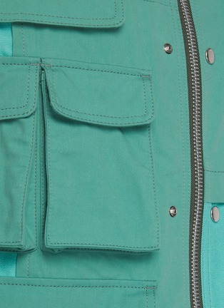  - SACAI - Patchwork cargo pocket jacket
