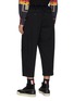 Back View - Click To Enlarge - SACAI - Belted straight oxford pants
