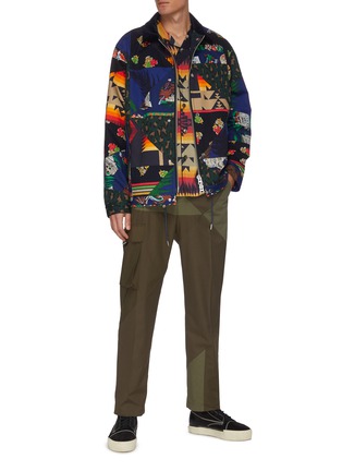 Figure View - Click To Enlarge - SACAI - Archive Print Patchwork Button Down Shirt