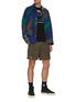 Figure View - Click To Enlarge - SACAI - Archive print patchwork collar shirt
