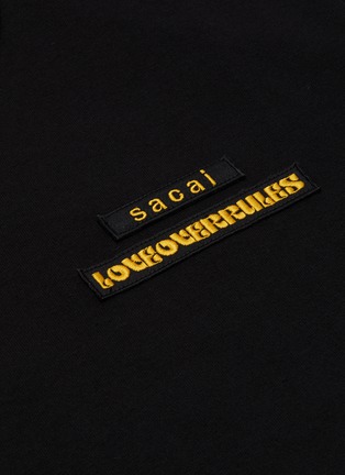  - SACAI - Love over rules slogan back T-shirt